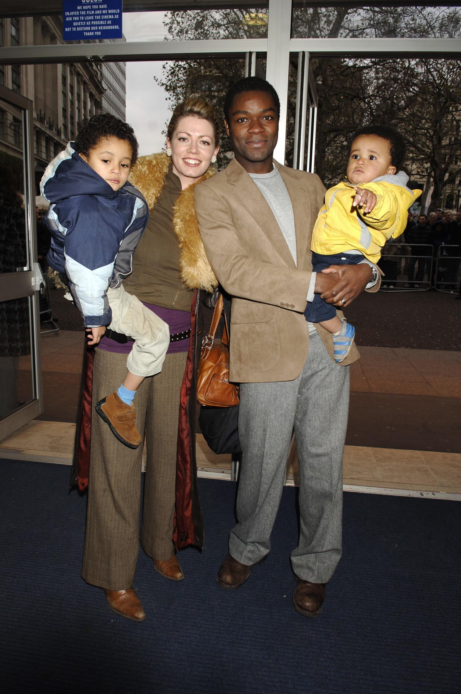 Jessica and David Oyelowo stepped out together with their young sons, Asher and Caleb, at the UK premiere of 