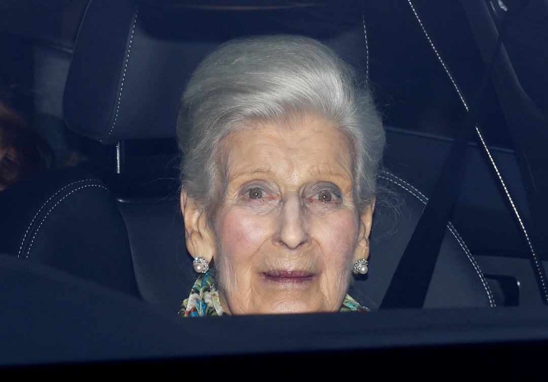 Princess Alexandra of Kent makes a rare appearance at Buckingham Palace for King Charles III&rsquo;s Christmas lunch on 16 December 2025. Seen through her car window, the 88-year-old royal returns for a cherished festive tradition, surrounded by generations of family.