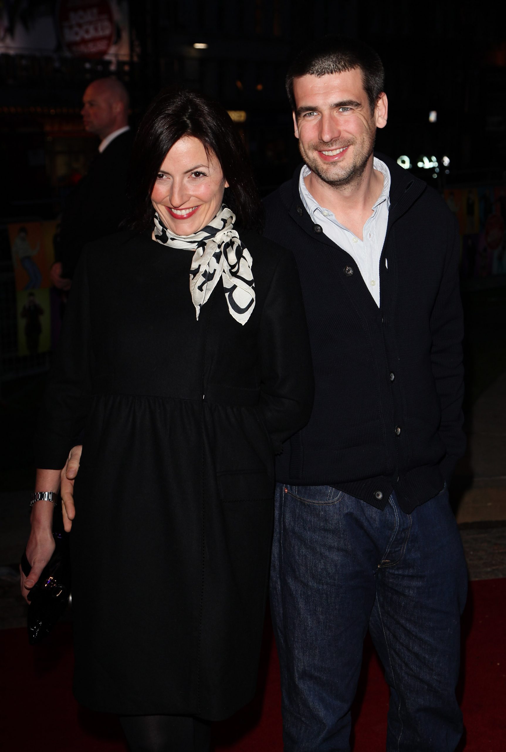 Davina McCall and Matthew Robertson arrive at the World Premiere of