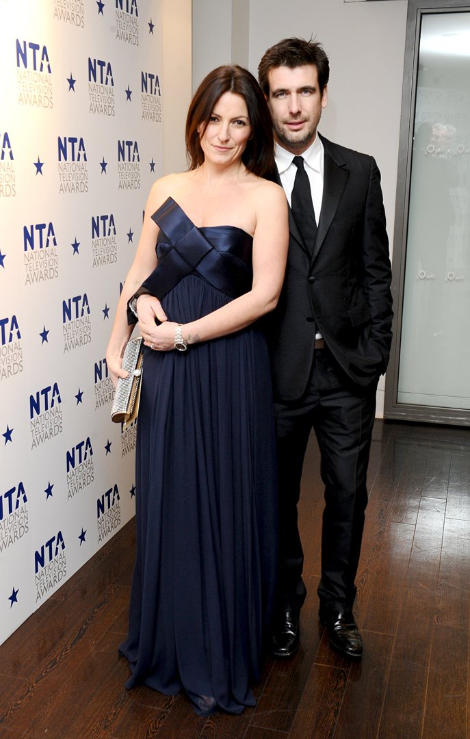 Davina McCall with husband Matthew Robertson arriving for the National Television Awards 2010 at the 02 Arena on 20 January in London, England. | Source: Getty Images