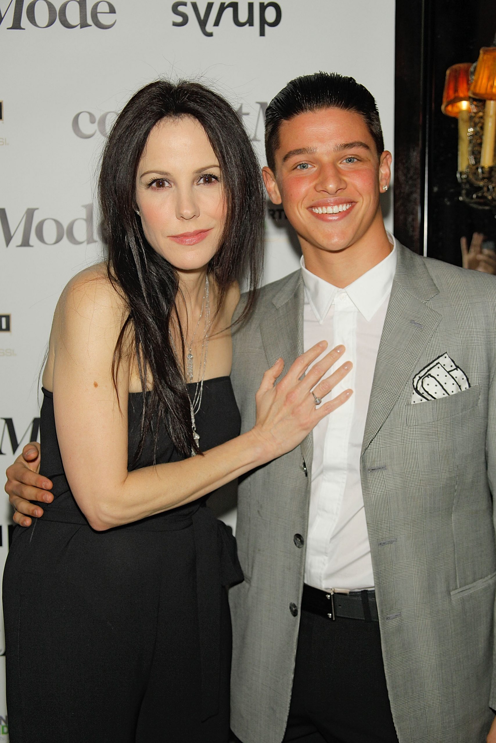 Mary-Louise Parker and Spencer Lofranco attend the Contentmode HopeNorth benefit at The Jane Hotel on April 19, 2012, in New York City. | Source: Getty Images
