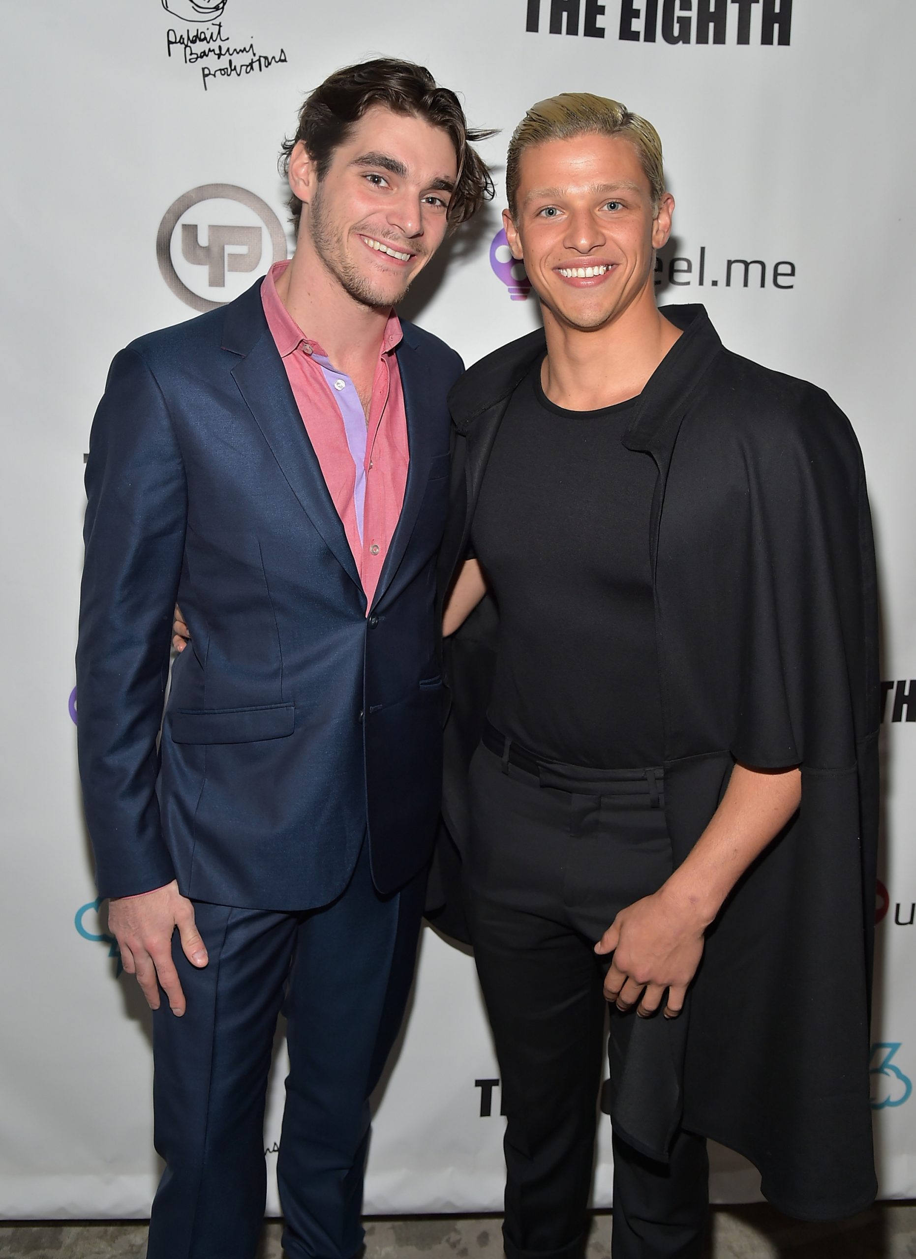 RJ Mitte and Spencer Lofranco attend the 