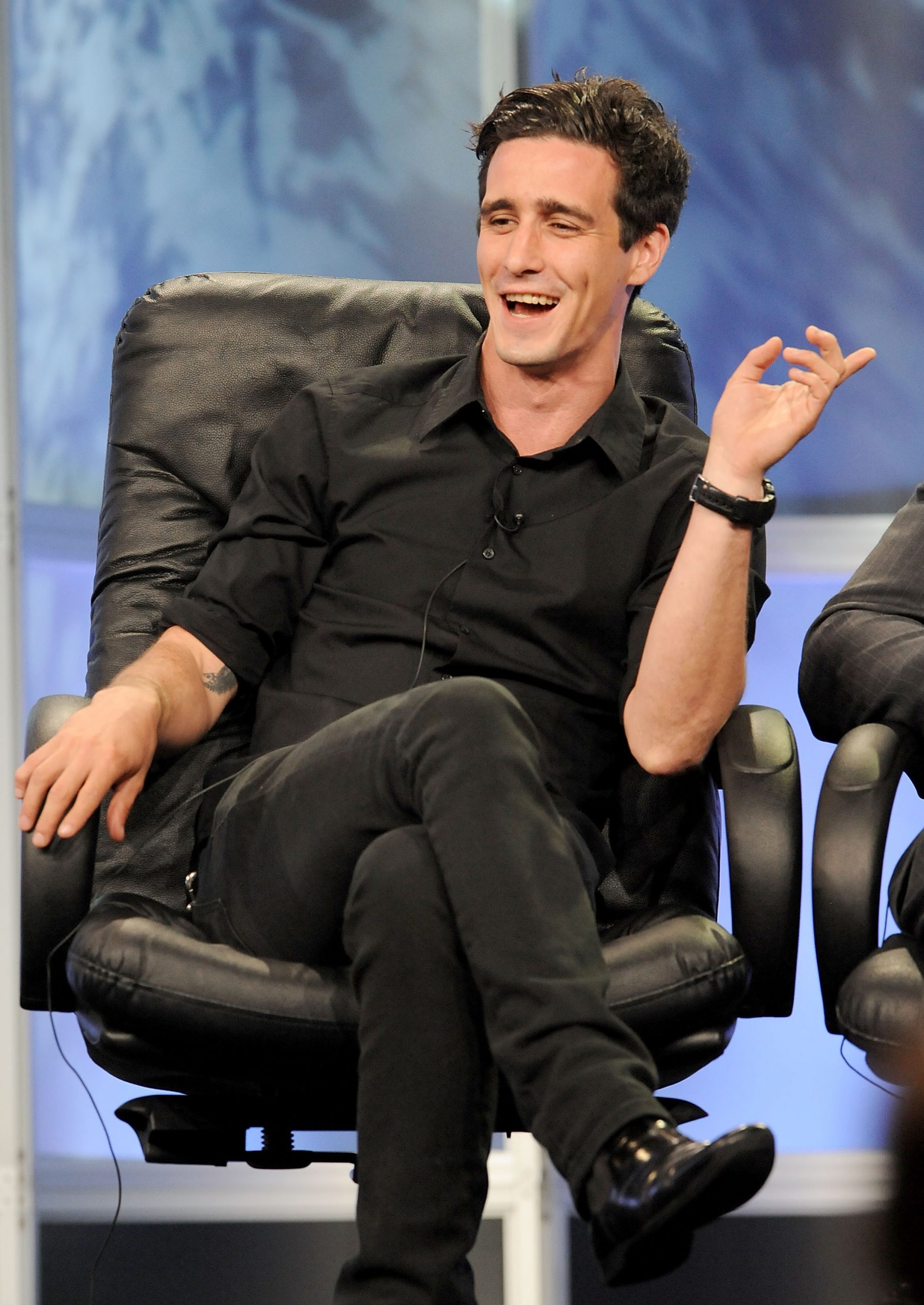 James Ransone speaks during the HBO Channel 2008 Summer Television Critics Association Press Tour held at the Beverly Hilton Hotel on July 10. | Source: Getty Images