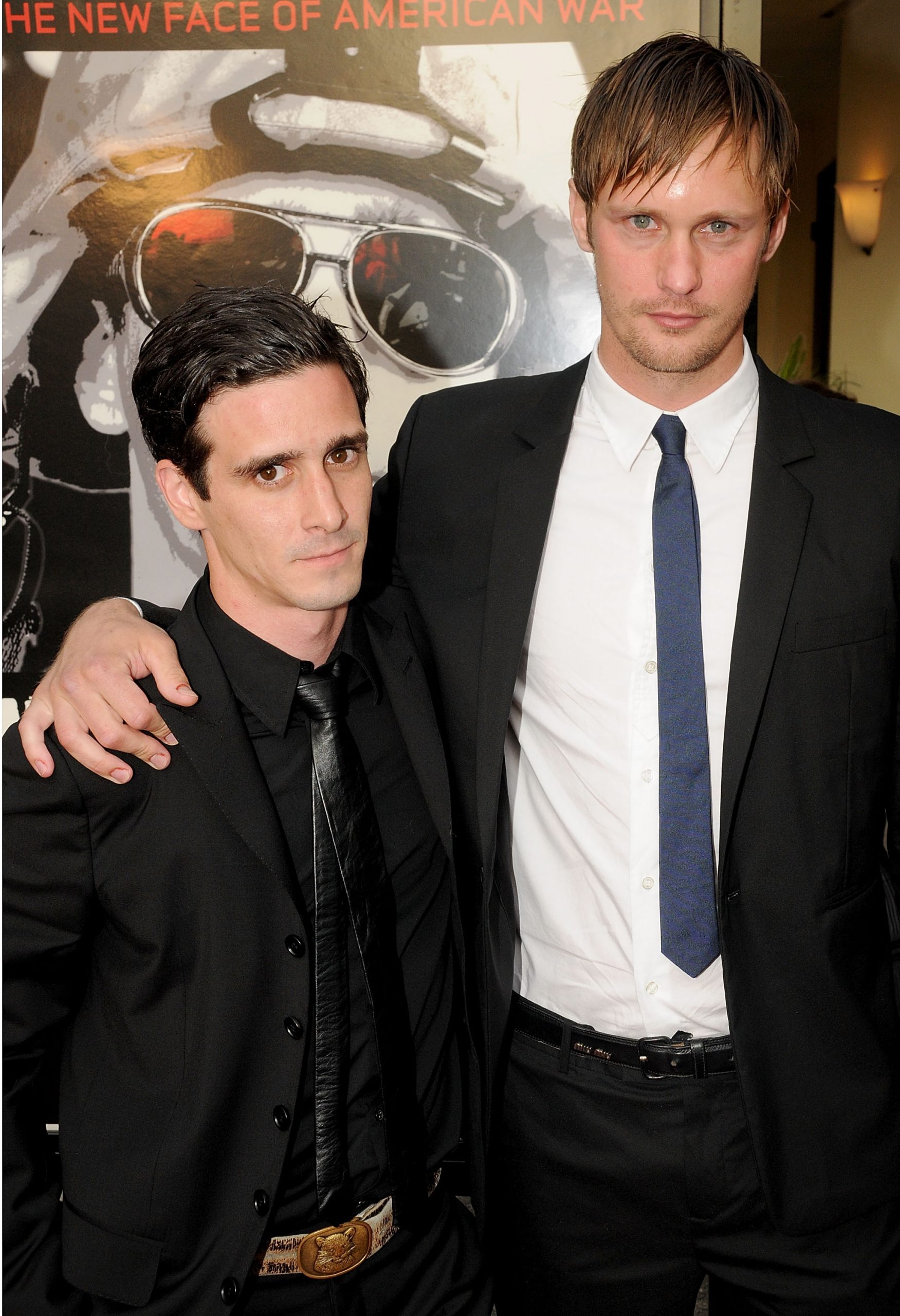 James Ransone and Alexander Skarsgard arrive at the premiere of 