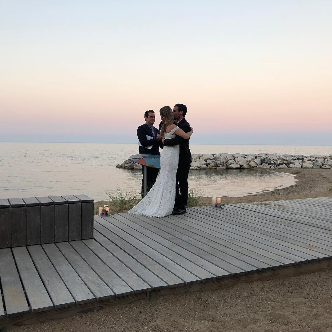 James Ransone gets married, seen from a post dated October 2, 2017. | Source: Instagram/skippermcphee