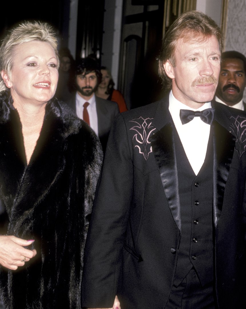 Chuck Norris and Dianne Holechek attend the 