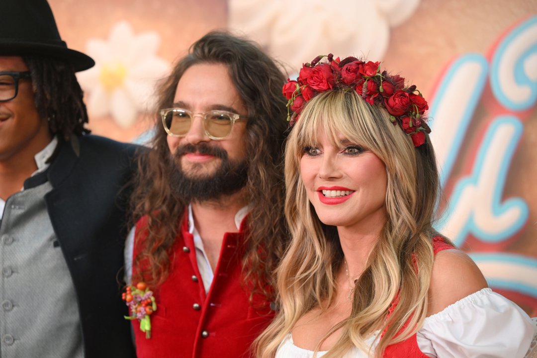 Tom Kaulitz and Heidi Klum attend the supermodel's HeidiFest in Munich, Bavaria, on September 18, 2025 | Source: Getty Images