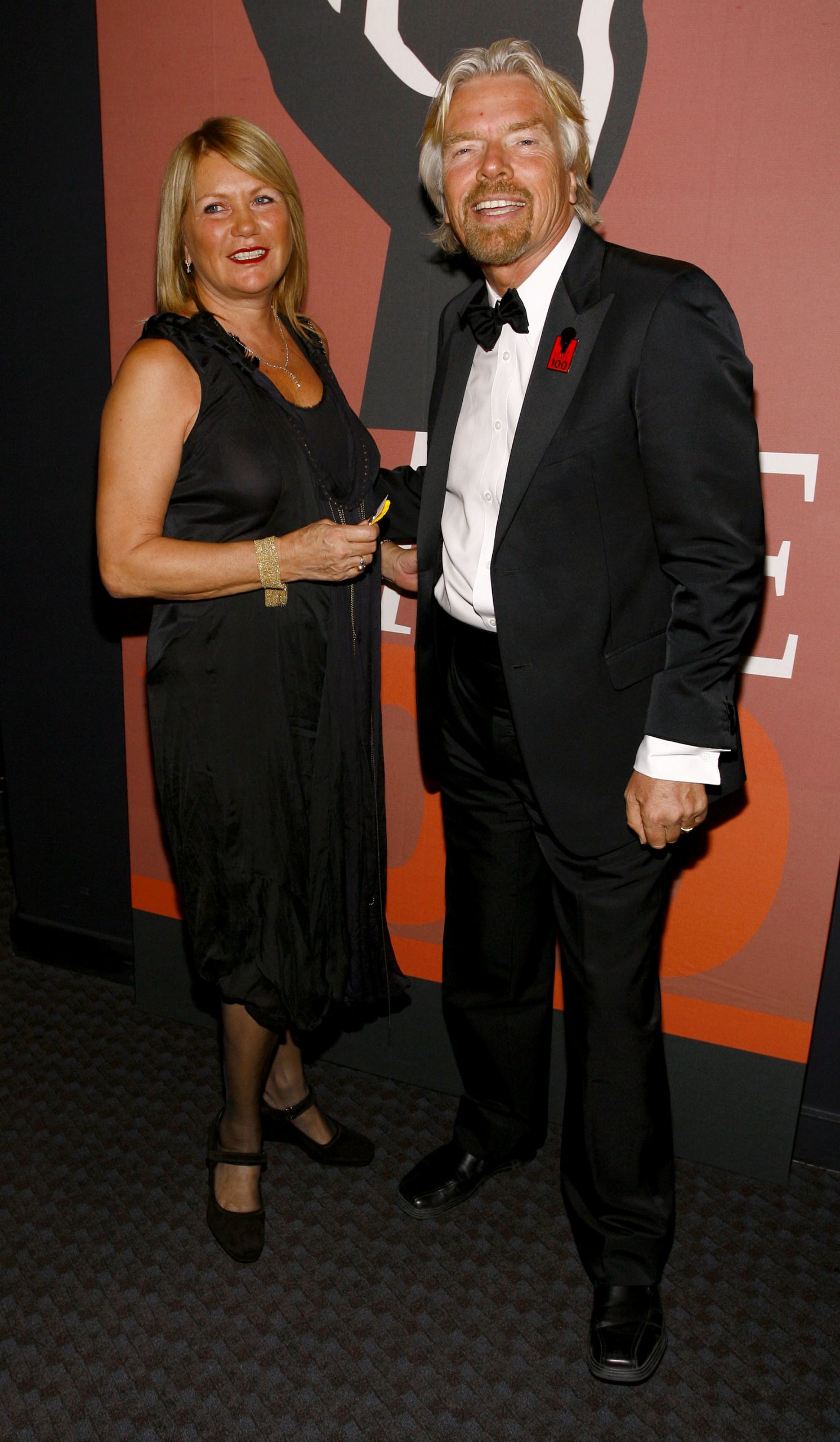 Richard Branson and Joan Templeman at the cocktail party before the Time Magazine's 100 Most Influential People 2007 gala on May 8 in New York. | Source: Getty Images