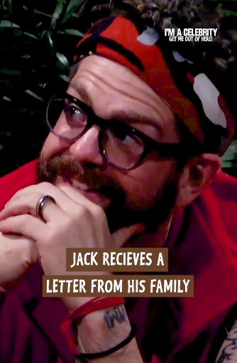 Jack Osbourne reacting to his wife's touching letter from a post dated December 1, 2025. | Source: Instagram/imacelebrity