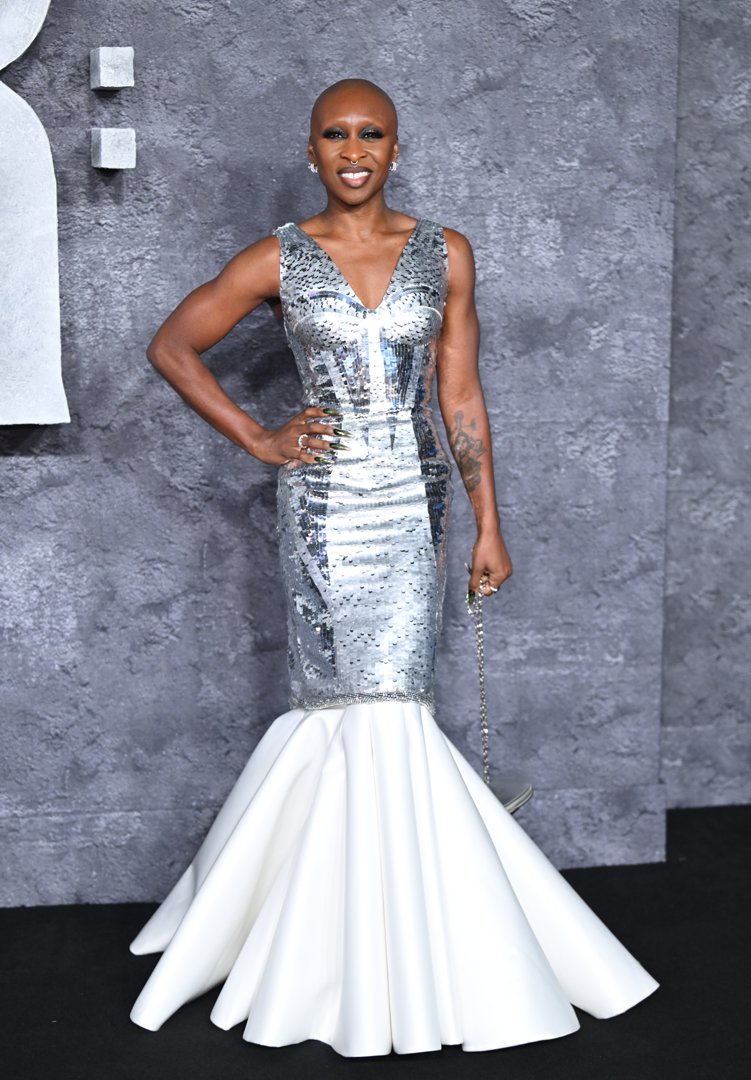 Cynthia Erivo arrives at the global premiere of 