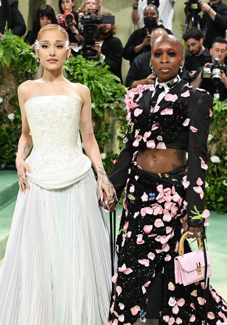 Ariana Grande and Cynthia Erivo at the Met Gala: 