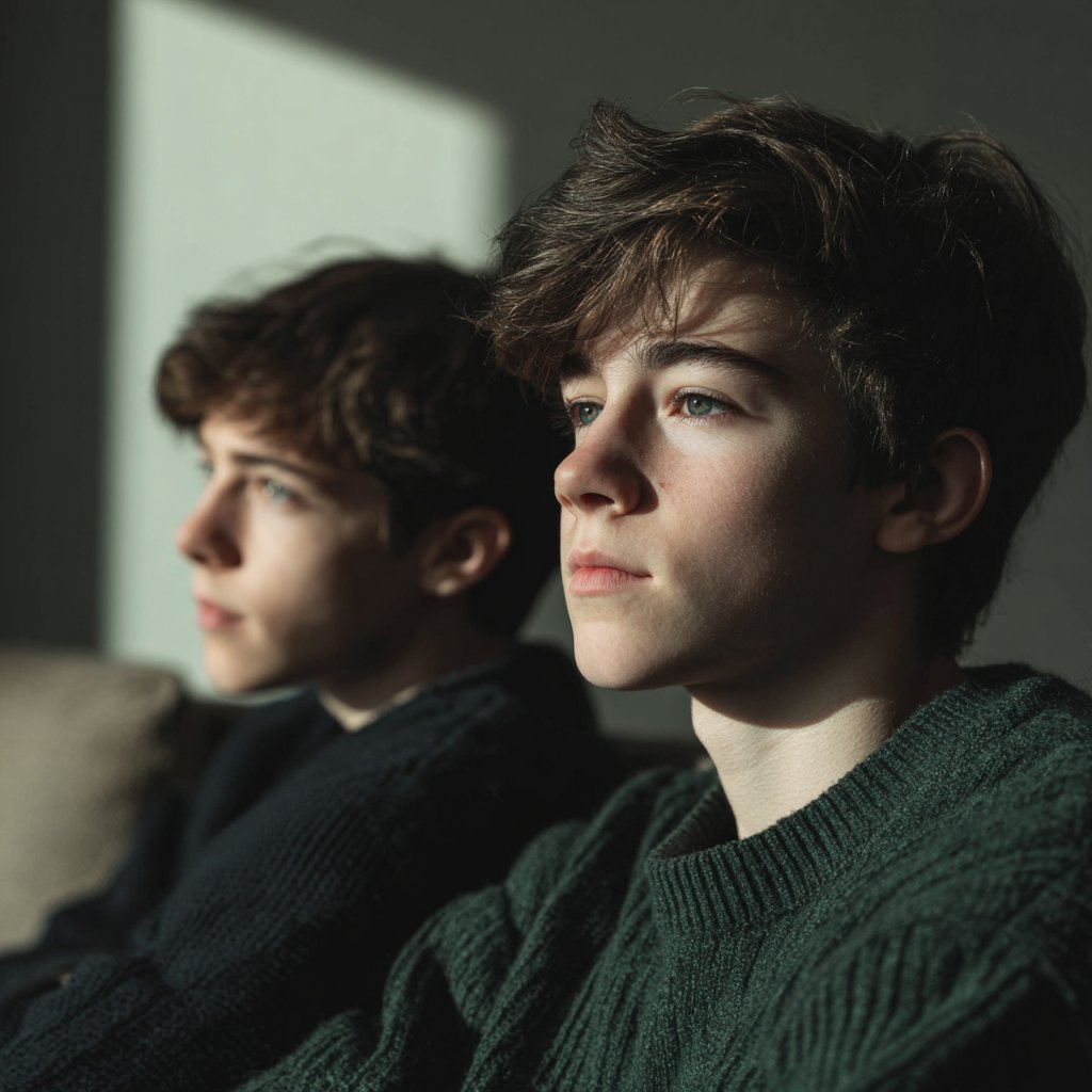 A close-up of a teenage boy | Source: Midjourney