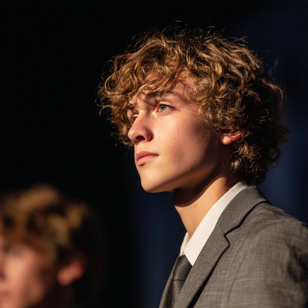 A side view of a teenage boy | Source: Midjourney