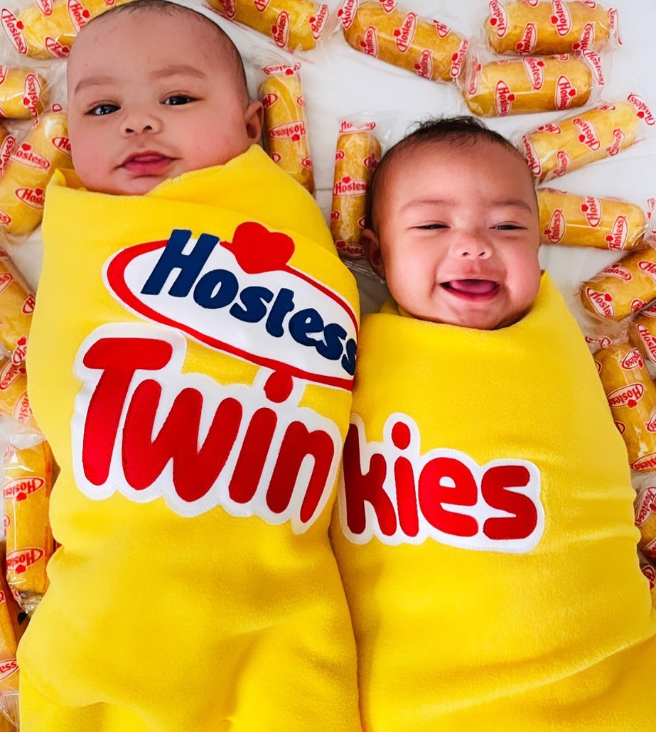 Zion and Zillion Cannon from a post dated October 31, 2022. | Source: Instagram/hiabbydelarosa