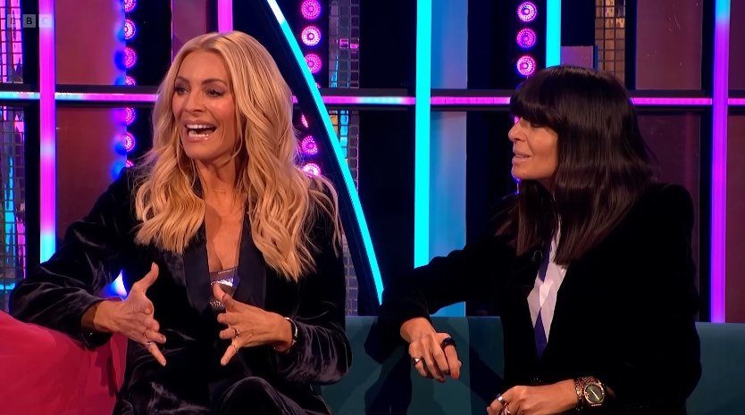 Tess Daly and Claudia Winkleman during their