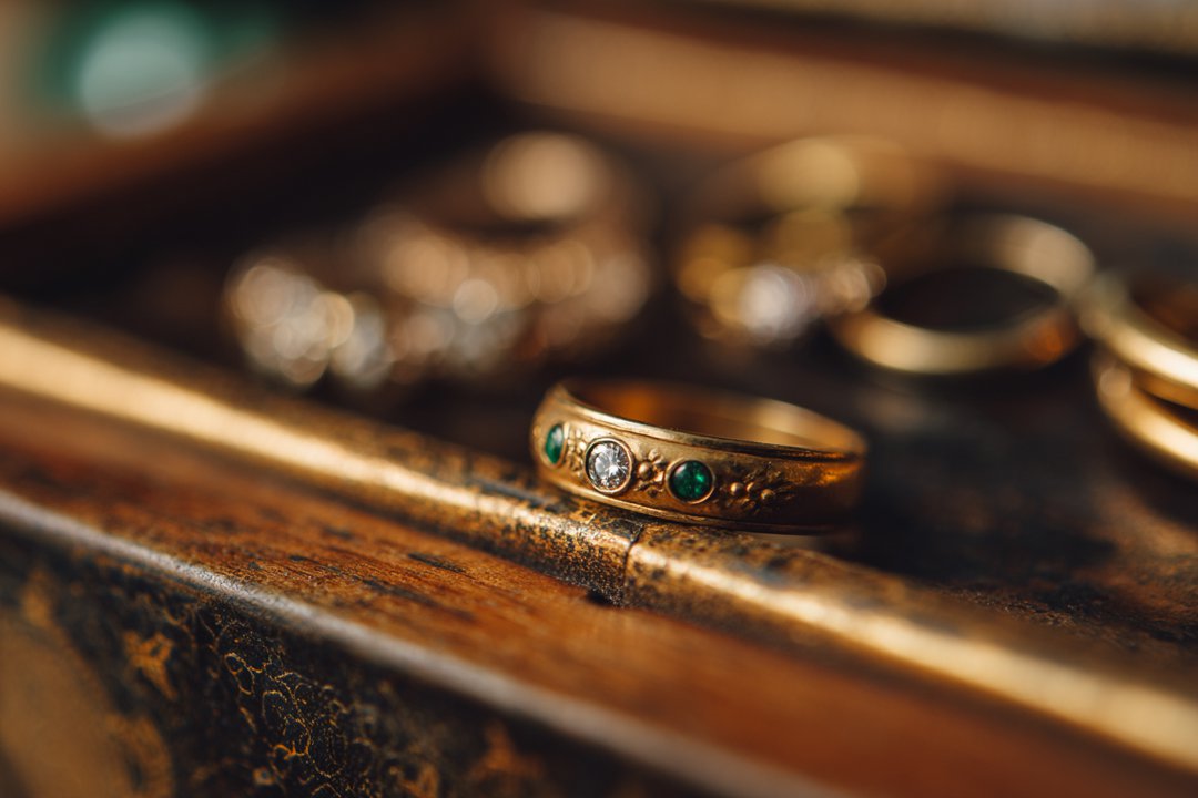 Rings in a jewelry box | Source: Midjourney