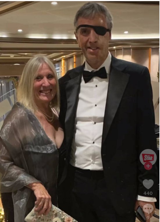 Dave Richards with a companion | Source: TikTok/TheDailyStar