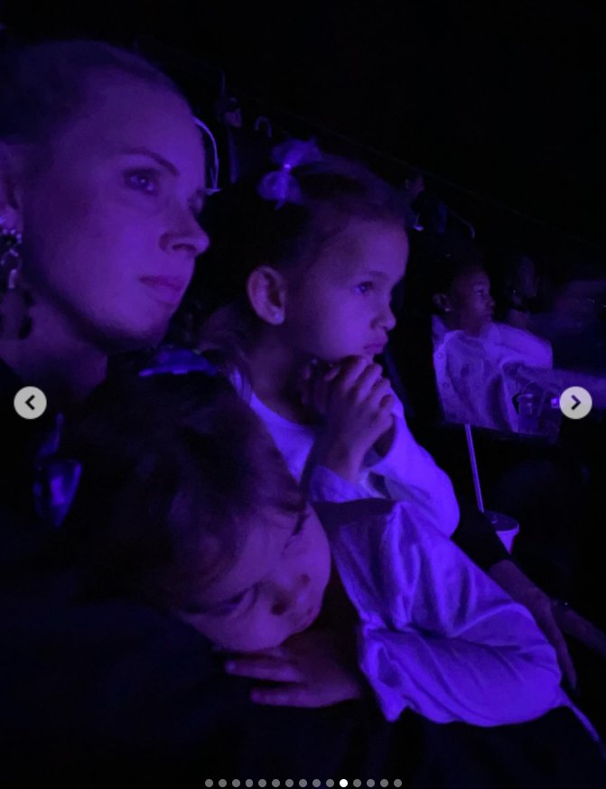 Criscilla Anderson is seen with her children, as seen from a post dated December 3, 2025. | Source: Instagram/coffeyanderson