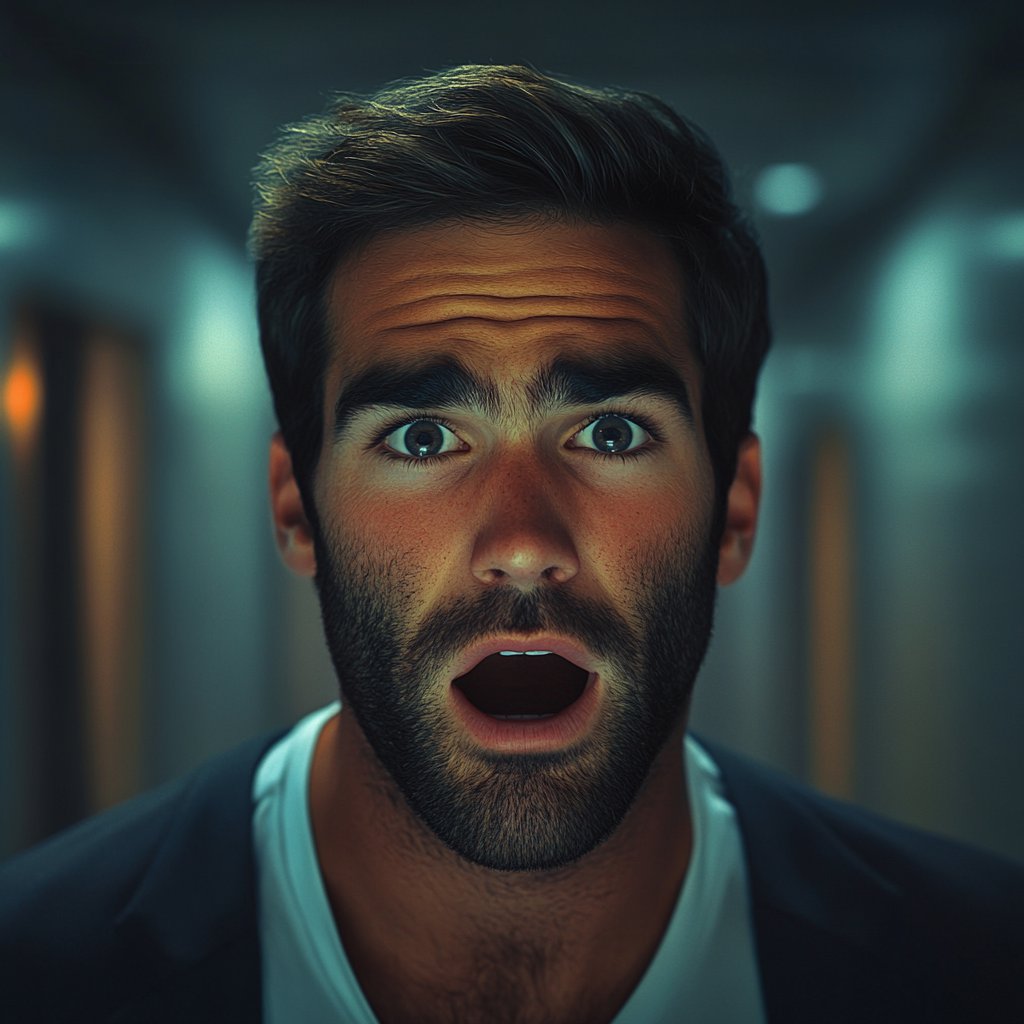 A shocked man | Source: Midjourney