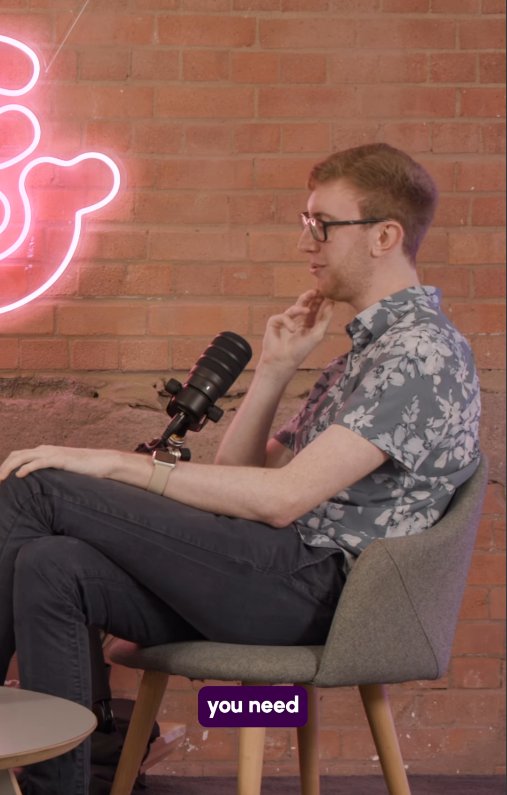 Jordan Cox tells his story on a podcast | Source: Instagram/crohnsandcolitisuk