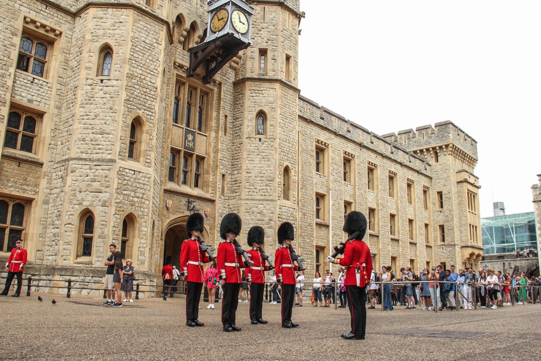 The Queen's Guards at the Tower of London | Source: Getty Images
