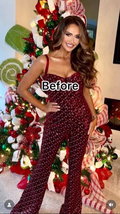 On 8 December 2025, Charlotte Dawson dazzled in a sparkling burgundy jumpsuit, glowing in front of her Christmas tree. Radiating festive glamour and unshakable confidence, this throwback captures the final moments of calm — before the beautiful chaos of motherhood struck again. | Source: Instagram/charlottedawsy