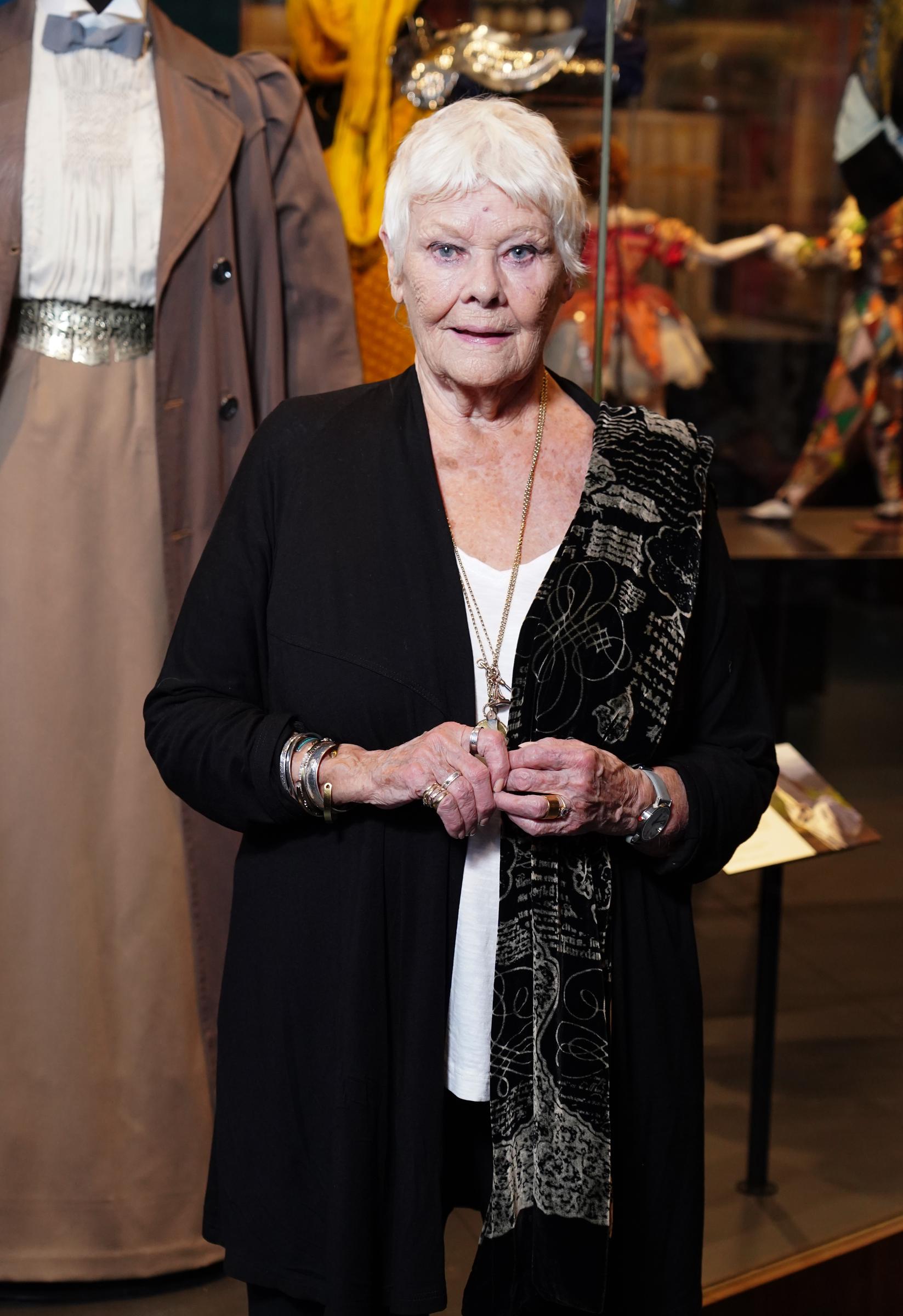Dame Judi Dench at the unveiling of