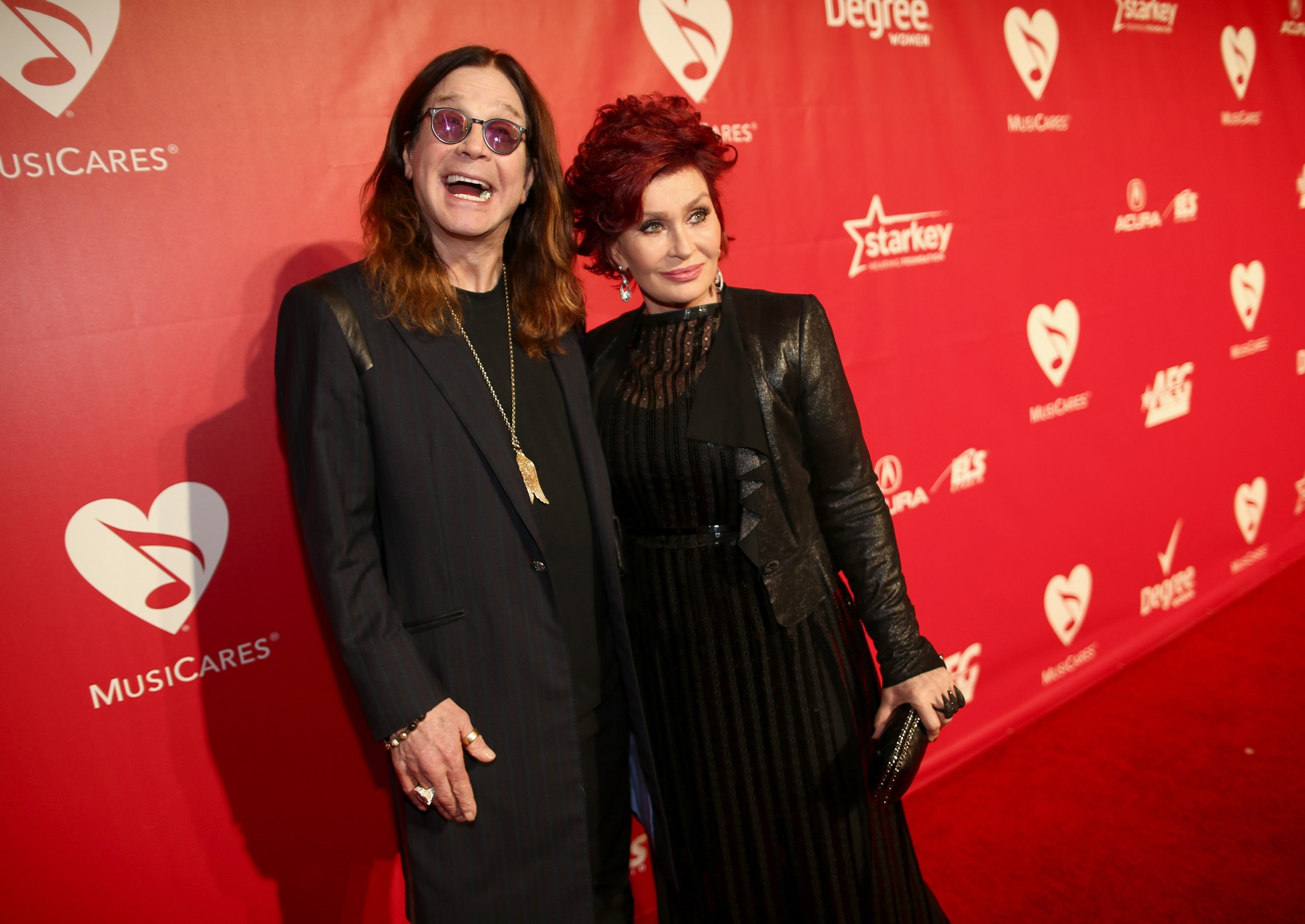 Ozzy and Sharon Osbourne at the 2014 MusiCares Person of the Year Honoring Carole King on January 24, in Los Angeles, California. | Source: Getty Images