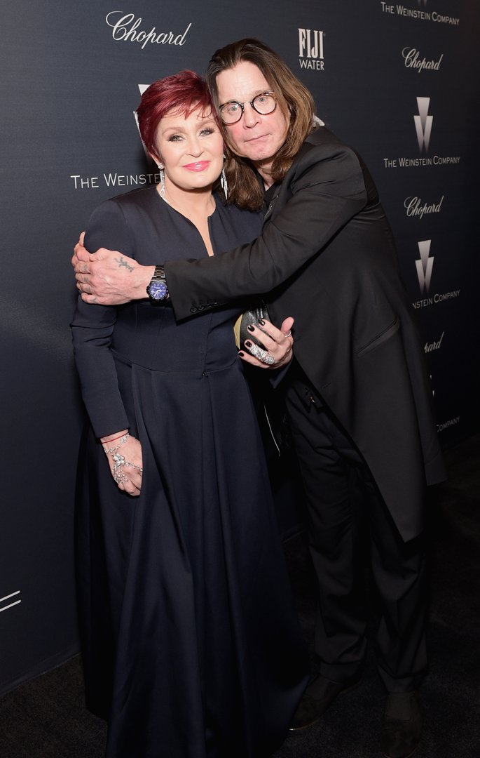 Sharon and Ozzy Osbourne at The Weinstein Company's Academy Awards Nominees Dinner on February 21, 2015, in Los Angeles, California. | Source: Getty Images