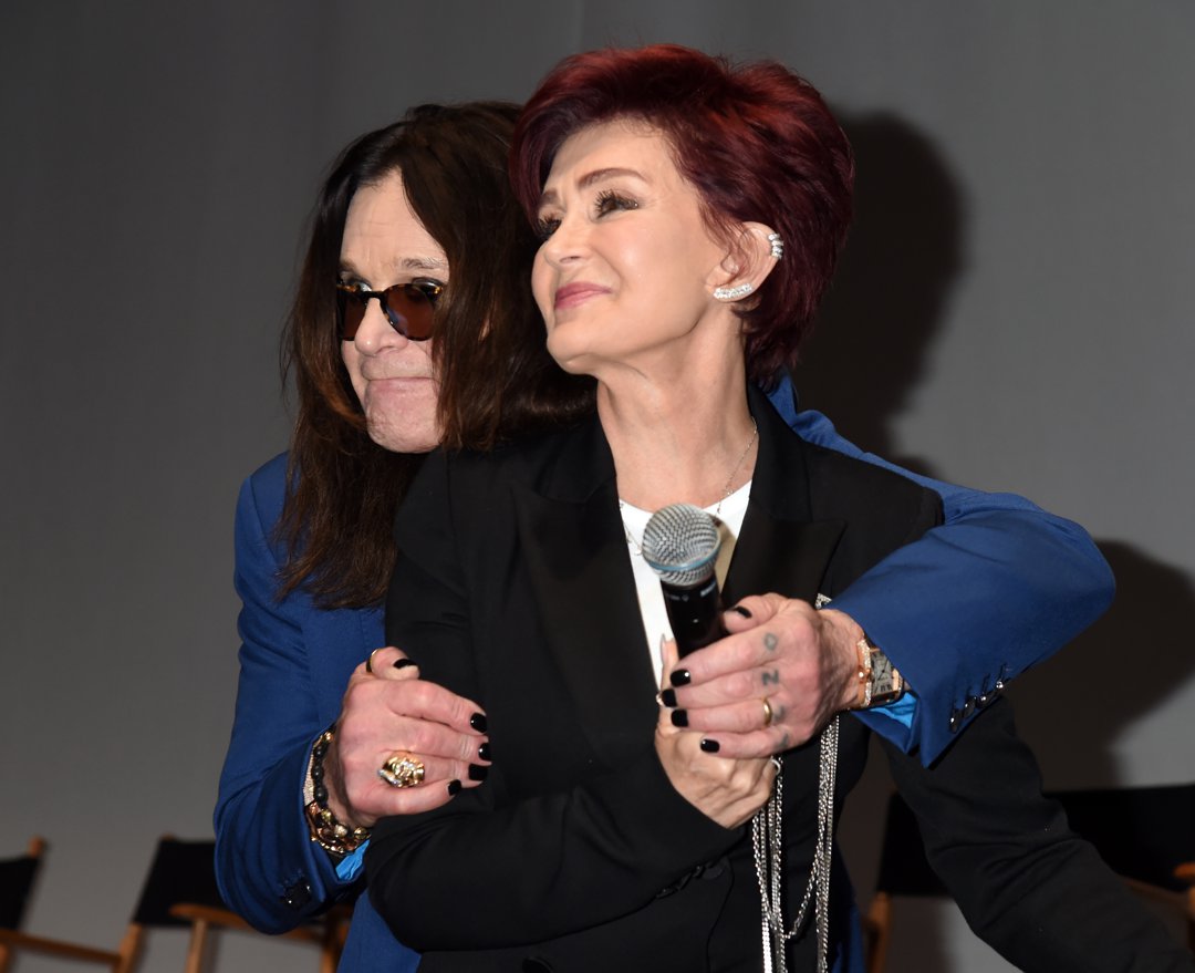 Ozzy and Sharon Osbourne at the Ozzy Osbourne and Corey Taylor special announcement on May 12, 2016, in Hollywood, California. | Source: Getty Images
