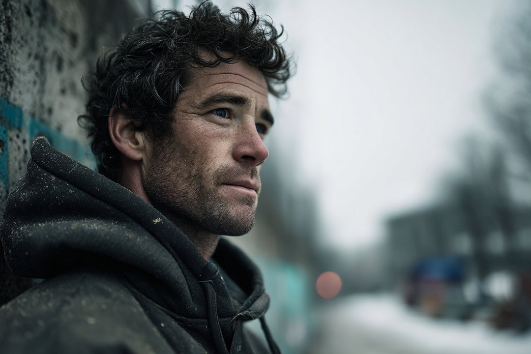 A man standing outdoors | Source: Midjourney