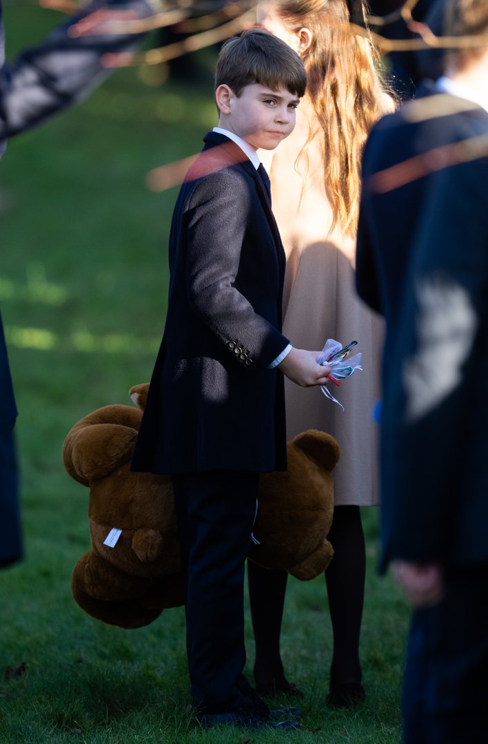 Prince Louis of Wales attends the Christmas Morning Service at Sandringham Church on 25 December 2025 in Sandringham, Norfolk. | Source: Getty Images