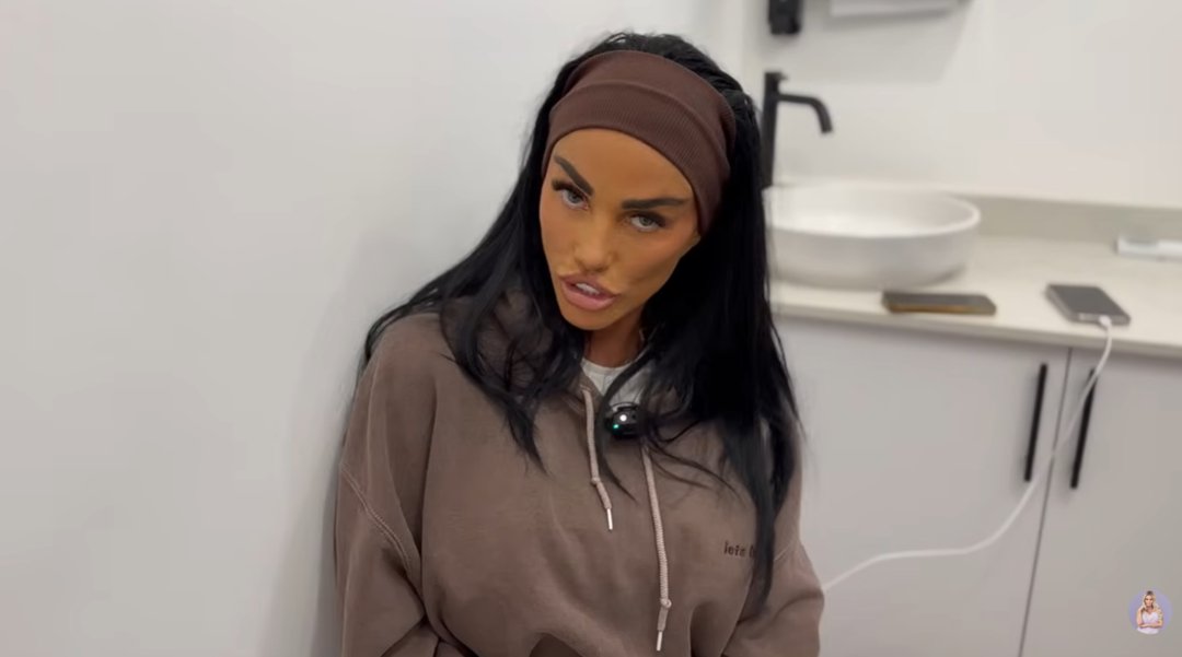 A screengrab of Katie Price's vlog, dated 17 January 2026. | Source: YouTube/Katie Price