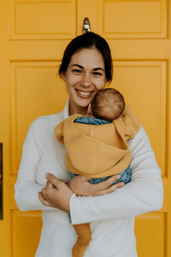 A happy mother with her newborn baby | Source: Pexels