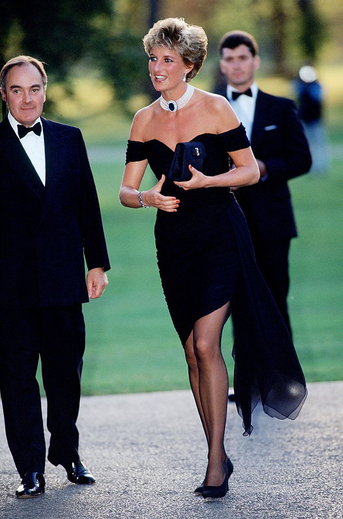 On June 29, 1994, Diana, former Princess of Wales, made headlines as she arrived at a gala at the Serpentine Gallery in Hyde Park wearing a striking black cocktail dress by Christina Stambolian. Dubbed the