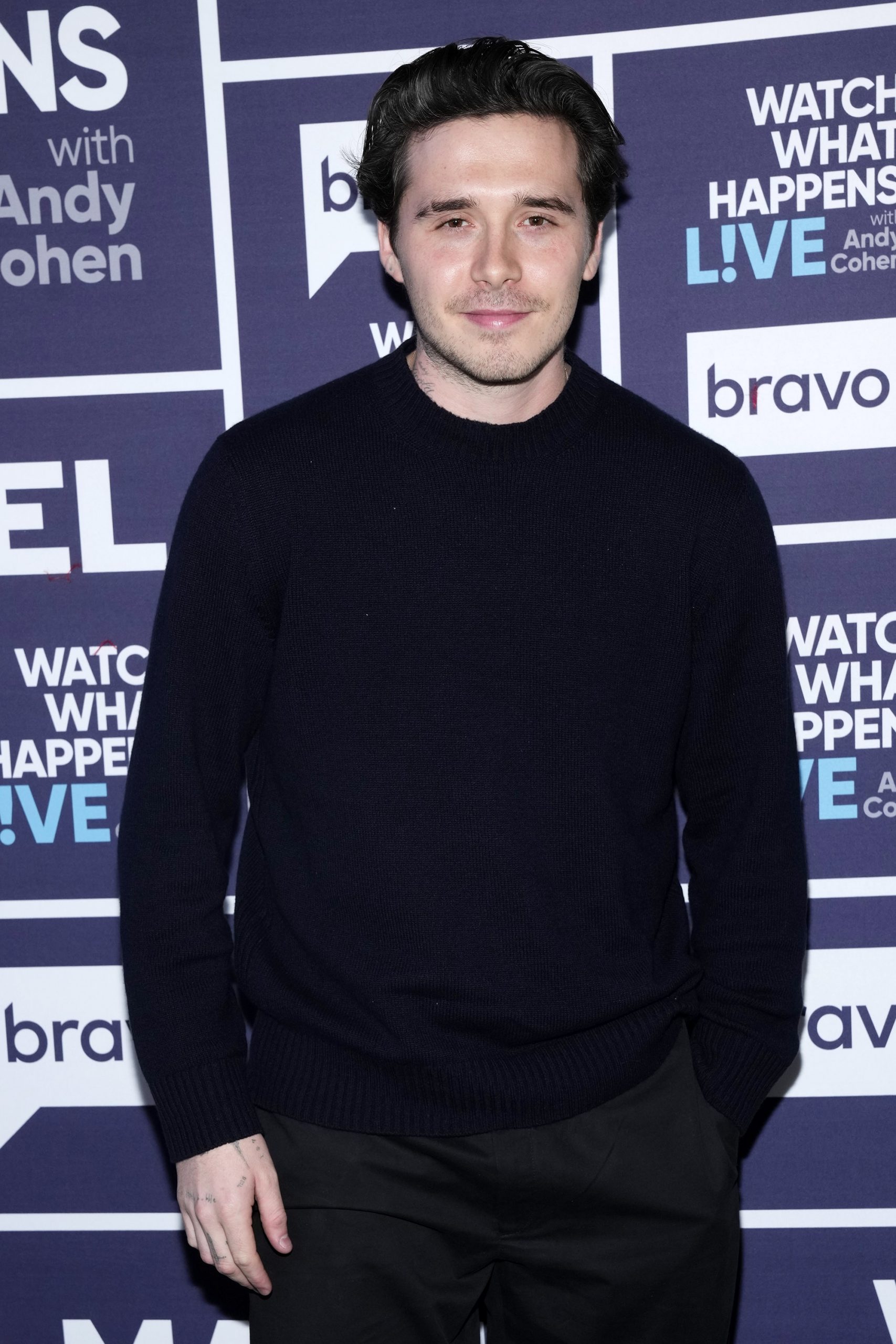 Brooklyn Beckham during his appearance on 