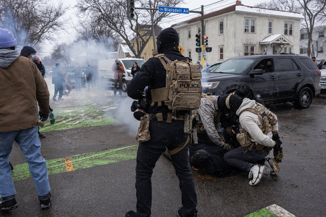 Protesters clashed with federal agents in South Minneapolis, Minnesota on January 21, 2026 | Source: Getty Images