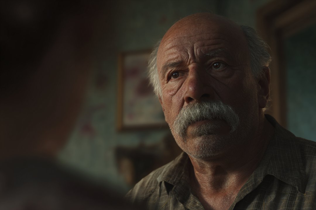 A man looking at his daughter | Source: Midjourney