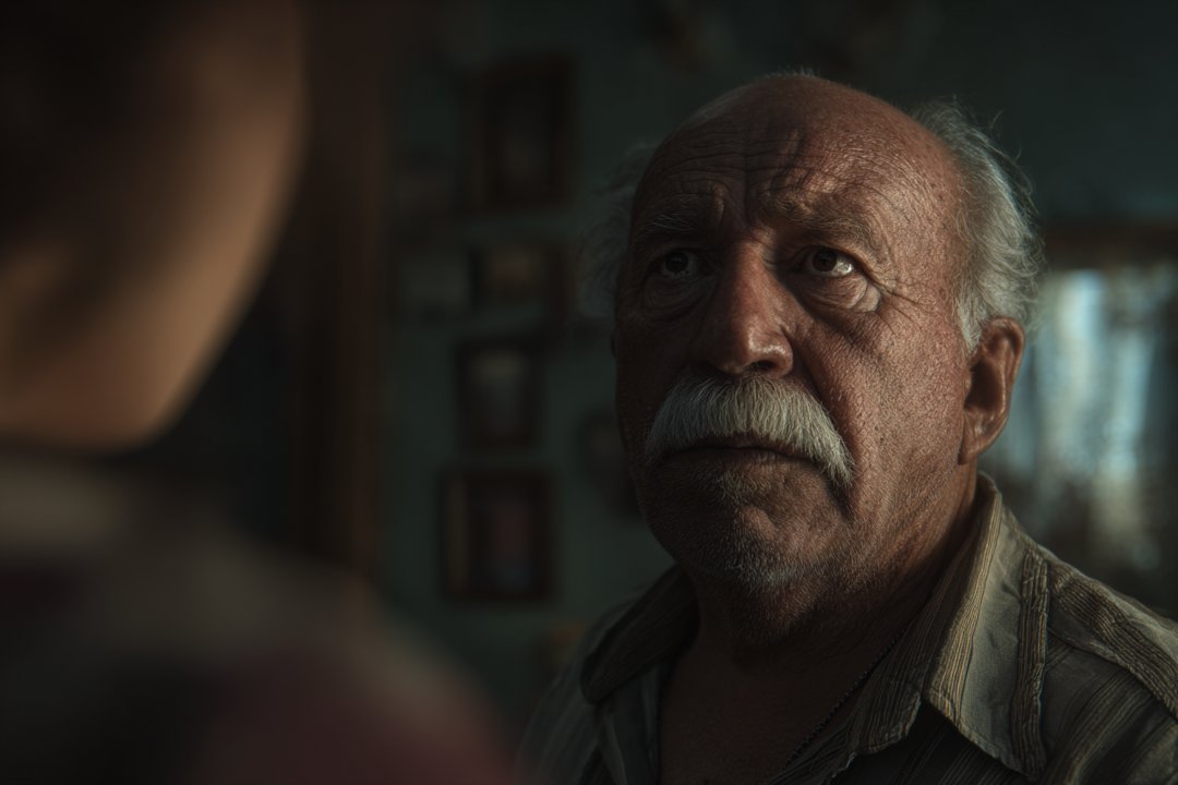 A man talking to his daughter | Source: Midjourney