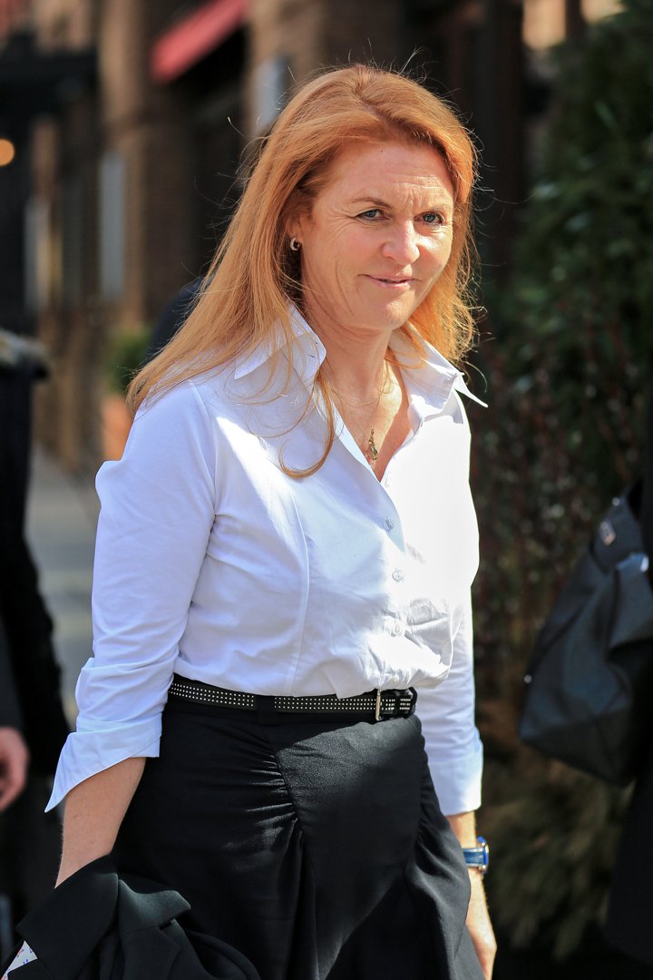 Sarah Ferguson seen leaving Greenwich Hotel on February 20, 2014, in New York. | Source: Getty Images