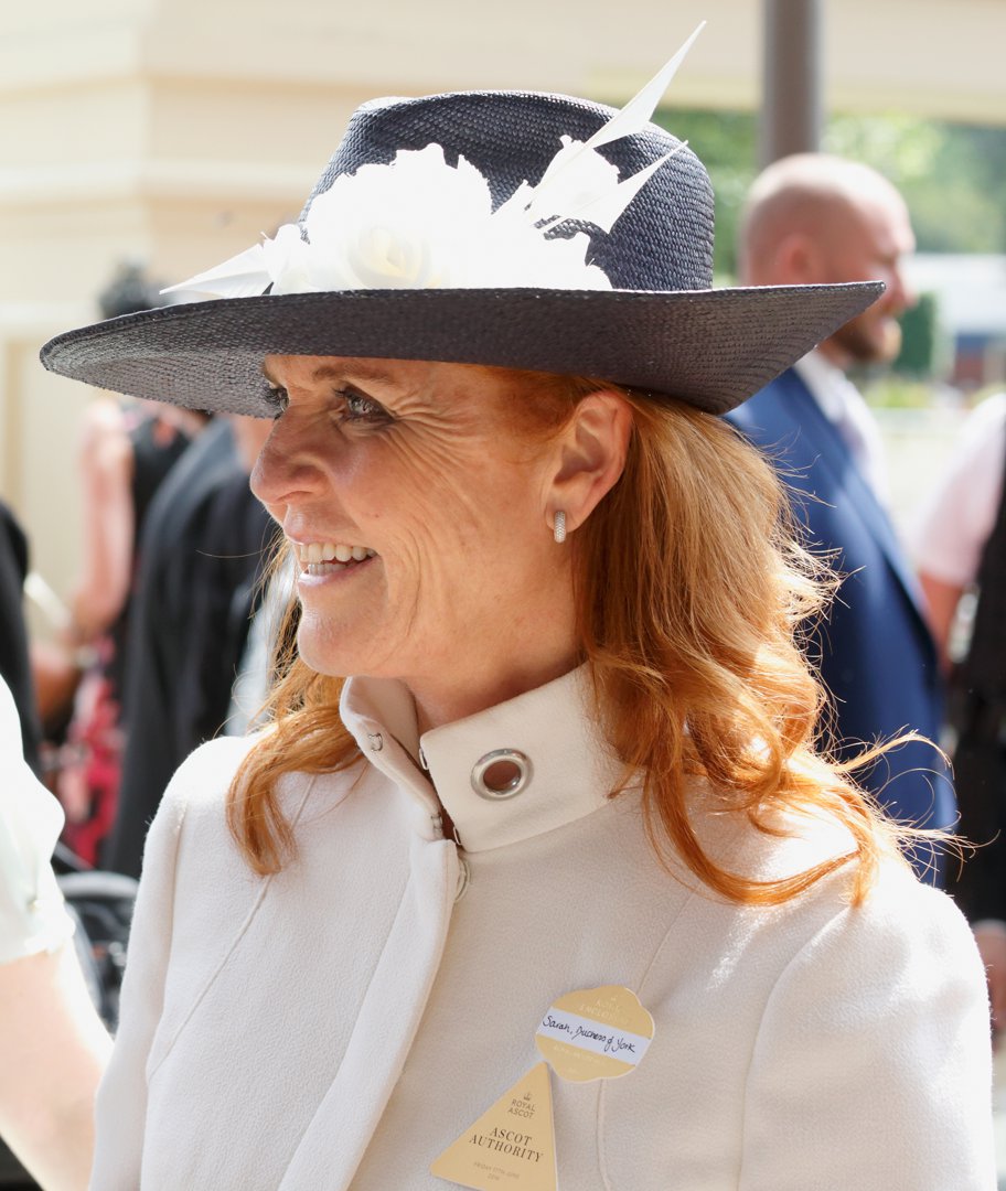 Sarah Ferguson during Day 4 of the Royal Ascot on June 17, 2016, in England. | Source: Getty Images