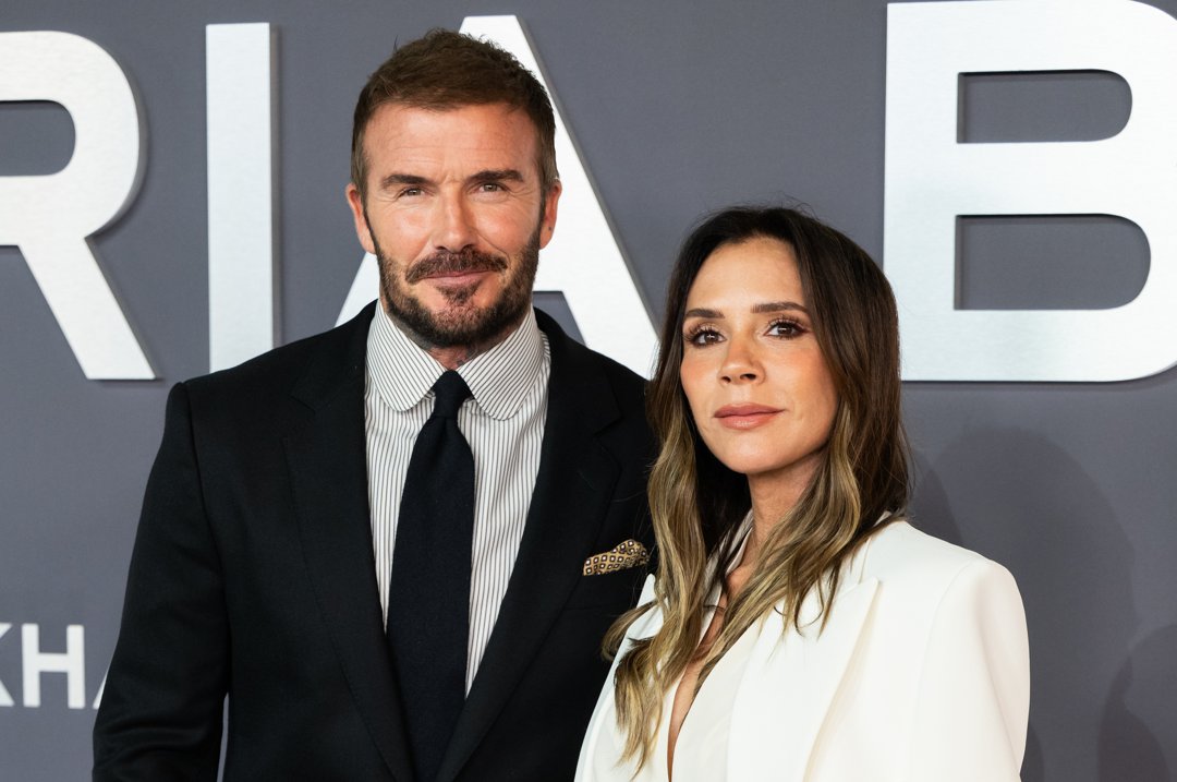 Victoria and David Beckham attend the