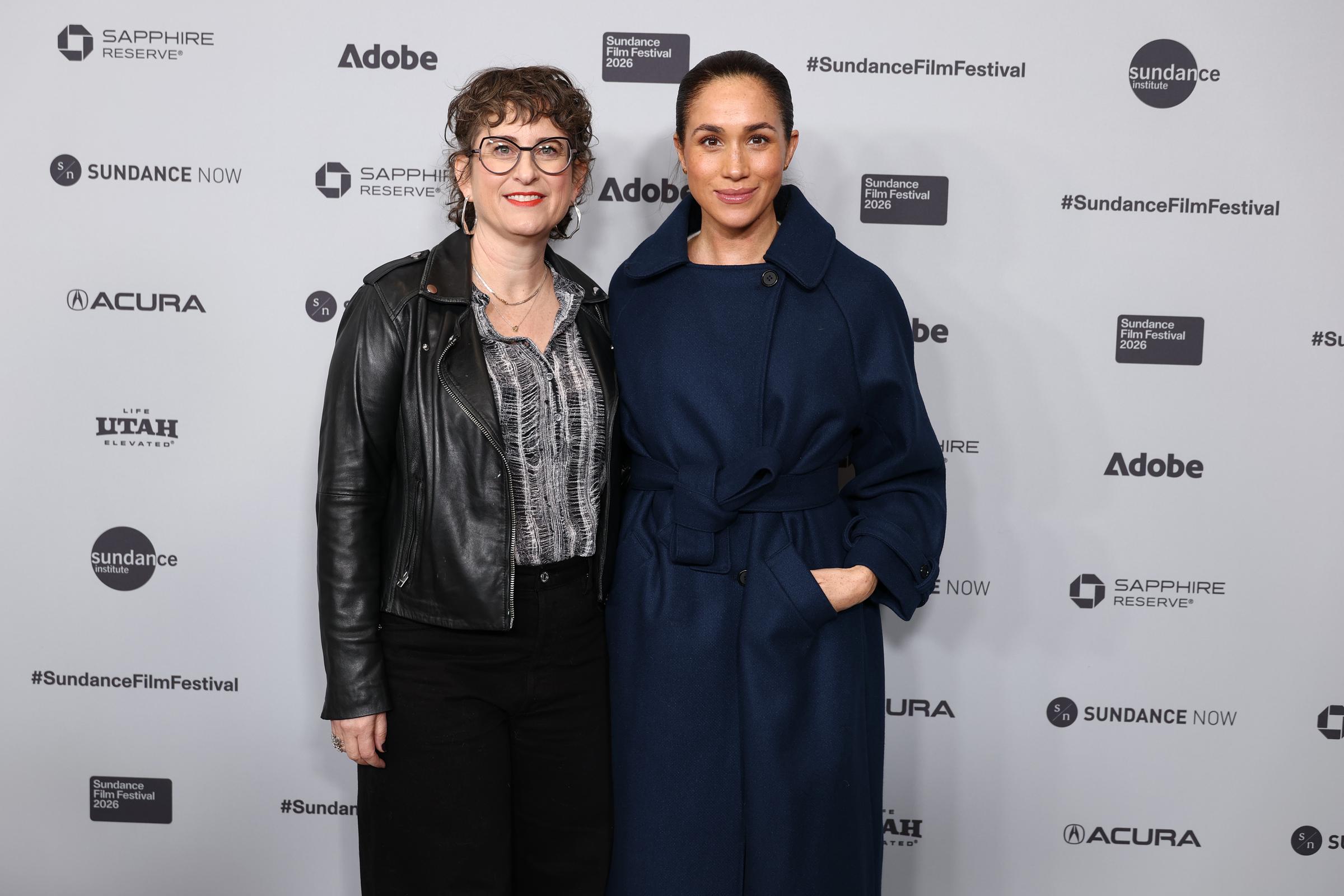 Alyssa Nahmias and Meghan, Duchess of Sussex, at the