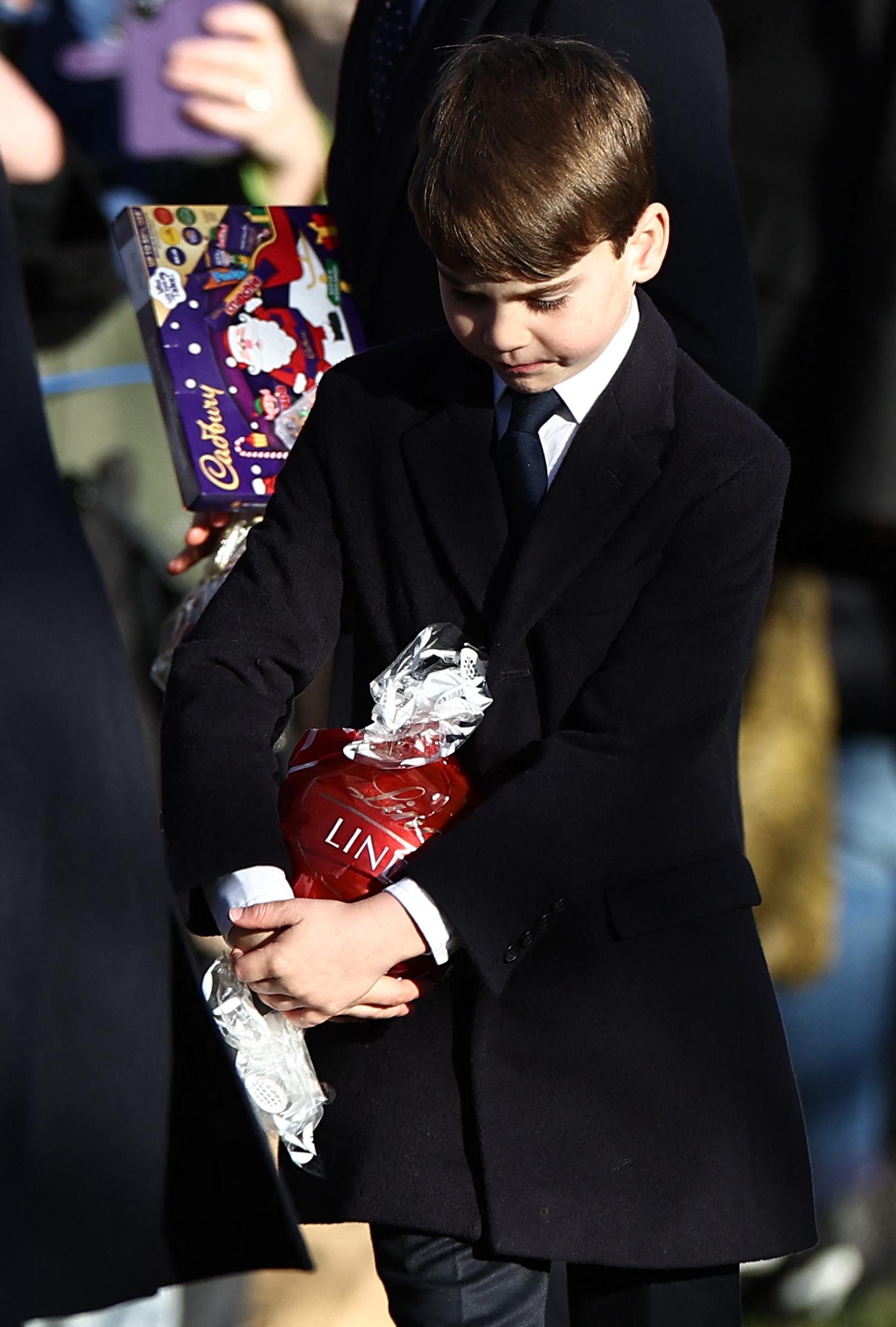 Prince Louis of Wales attends the Christmas Morning Service at Sandringham Church on 25 December 2025 in Sandringham, Norfolk. | Source: Getty Images