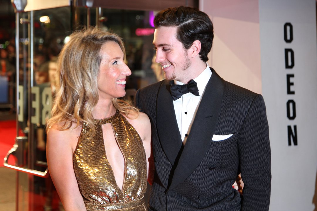 Aaron and Sam Taylor-Johnson attend the closing gala premiere of