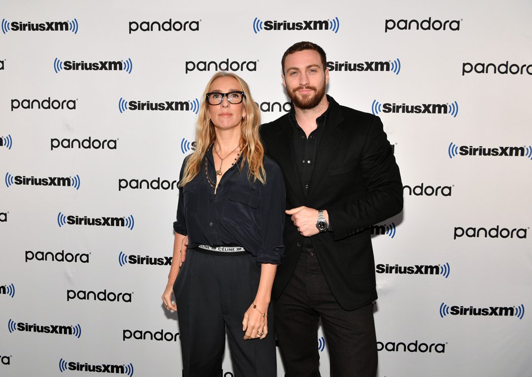 Sam and Aaron Taylor-Johnson visit SiriusXM Studios on 2 December 2019 in New York City. | Source: Getty Images