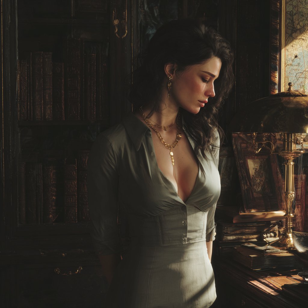 A close-up of an upset woman | Source: Midjourney