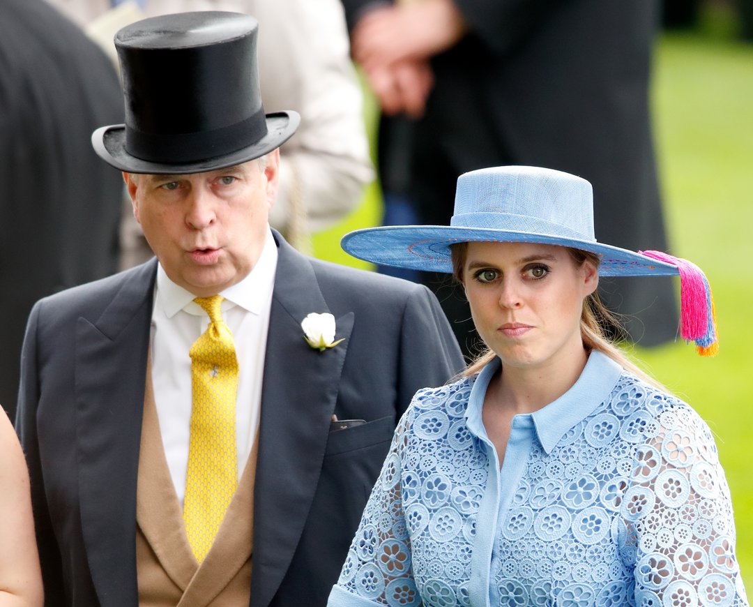 Andrew Mountbatten Windsor and Princess Beatrice on Day 1 of Royal Ascot at Ascot Racecourse on June 18, 2019, in England. | Source: Getty Images
