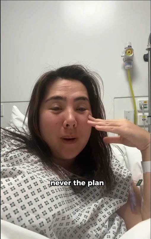 Michelle Elman speaking from her hospital bed | Source: Instagram/Michellelelman