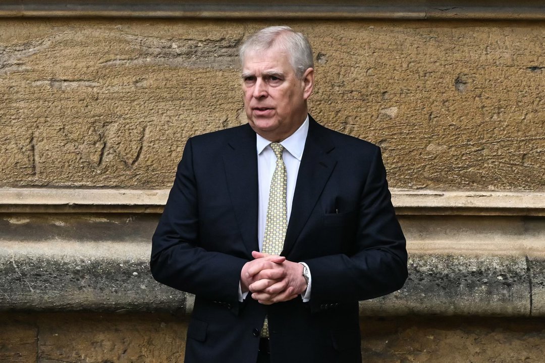 Andrew Mountbatten-Windsor at St. George's Chapel for the Easter Mattins Service on March 31, 2024. | Source: Getty Images